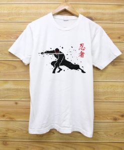 Ninja Samurai Kanji T Shirt