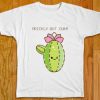 Prickly but Cute cactus white tees