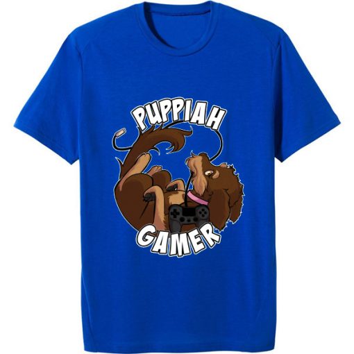 Puppiah Gamer Blue T shirts