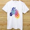 Rainbow Zebra T shirts