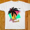 South Beach Cool 80s Sunset T-Shirt