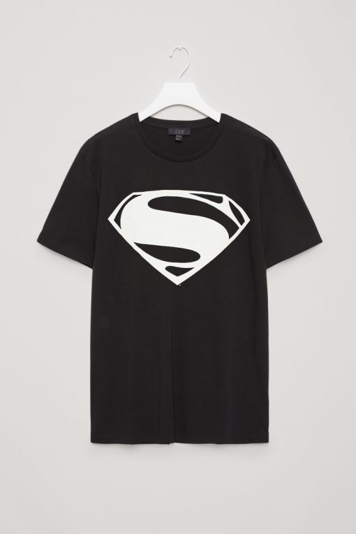 Superman Large White Logo Shirt