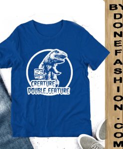Creature double feature blue t shirt