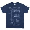 Fender Guitar Patent Blue T-Shirt