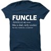 Funcle Like A Dad Only Cooler blue naval T-Shirt.jpg