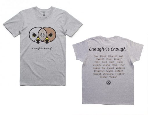 Hen Harrier 'Enough is Enough' front back T-shirt