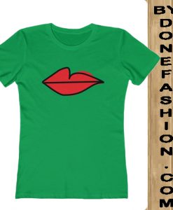 Killing Eve Lips green T Shirt