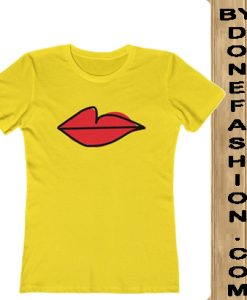 Killing Eve Lips light yellow T Shirt
