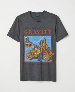 Learn About Gravity Grey T shirts