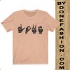 Love Shirt Sign language shirt cream pink