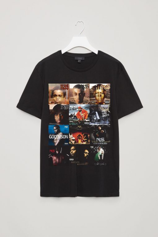 NAS ALBUM COVERS Hip-Hop Rap Tee T-Shirt
