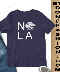 Nola Wreath Makers Live 2019 New Orleans T-Shirt blue naval
