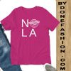 Nola Wreath Makers Live 2019 New Orleans T-Shirt pink
