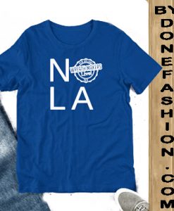 Nola Wreath Makers Live 2019 New Orleans T-Shirt blue