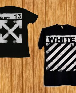 Off White shirt 13 Off-White black front back T shirt