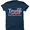 Trump 2020 Keep America Great USA Flag blue naval