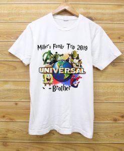 Universal Studios Family Shirts Brothers White shirts
