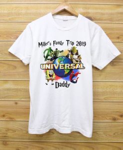 Universal Studios Family Shirts Daddy White shirts