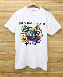 Universal Studios Family Shirts mommy White shirts