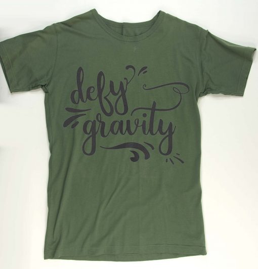 Wicked Defy Gravity green Shirt