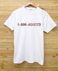 1 800 Agustd New white t shirts
