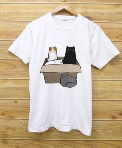 4 Cats in a Box T Shirt