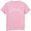 Adorable Letter Light Pink T Shirt