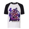 Avengers End Game Birthday Party Theme Raglan Short sleeve T shirt