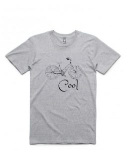 Bycicle Cool White Grey T shirts