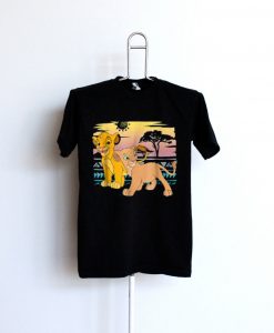 Disney The Lion King Young Simba Nala 90s T-Shirt .