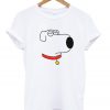 Family Guy Brian Griffin Face Licensed Men's T-Shirt