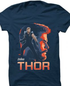 Infinity War Thor View Mens Graphic T Shirt
