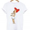Ladies Wilma Flintstone White T Shirt