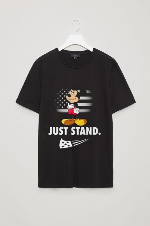 Mickey Disney American Flag Just Stand T Shirt