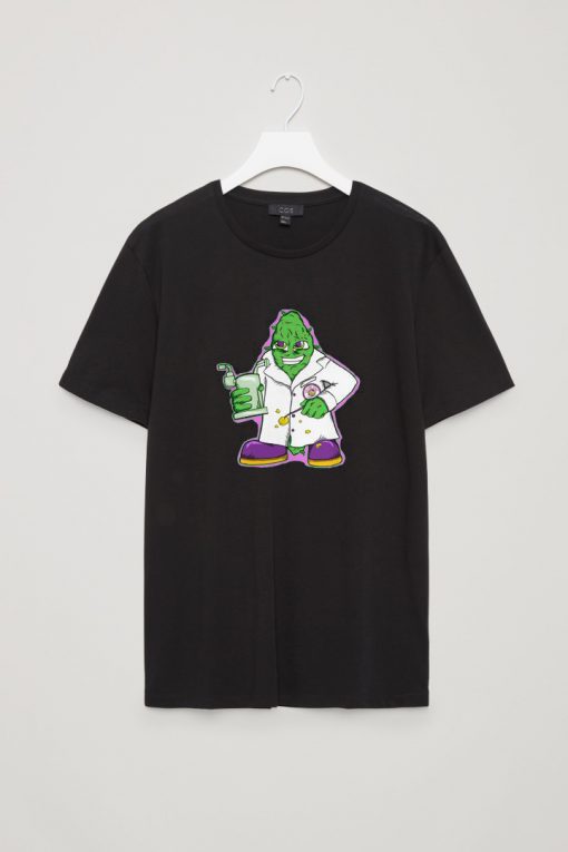 Professor Grablabz Extractz cartoon black shirts