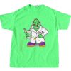 Professor Grablabz Extractz cartoon light green neon shirts