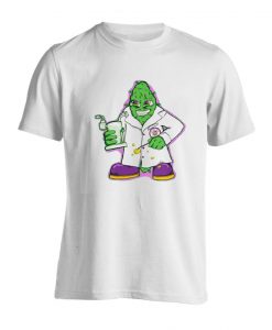 Professor Grablabz Extractz cartoon white t shirts