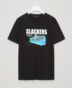 Slackers Reguler Show Black T shirts