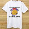 UNREADY PLAYER ONE GAME ON WHITE TEES
