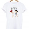 white Flintstones T-shirt