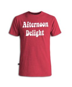 Afternoon Delight Maroon Vintage Tshirts