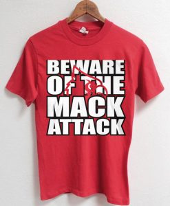 BEAWARE MACK ATTACK RED TSHIRTS