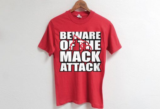 BEAWARE MACK ATTACK RED TSHIRTS