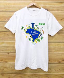 Brasil Hommes Impression Tshirts