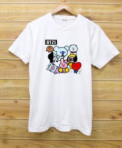 Bt Cartoon White T-shirt