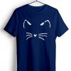 Cat Shirt Kitty Kitten Blue Naval T Shirt
