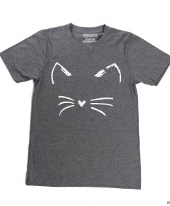 Cat Shirt Kitty Kitten Grey T Shirt