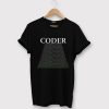 Coder computer Black T shirts