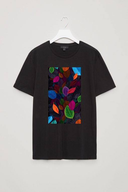 Colouring Leave Graphic Tees