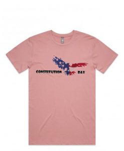 Constitution day White Pink T-shirt